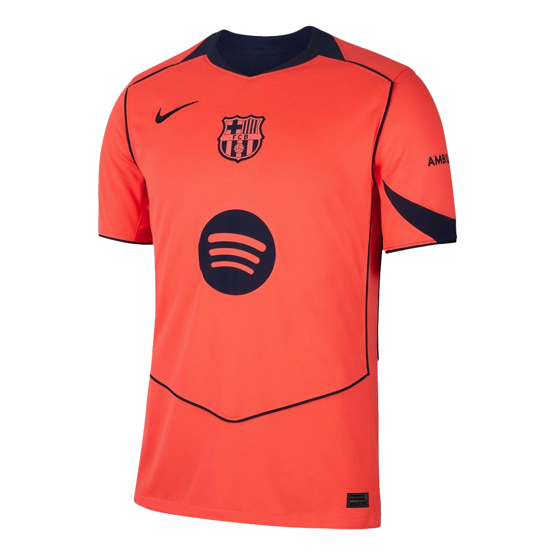 PEDRI #8 Barcelona Third Away Football Shirt 2025/26—UCL