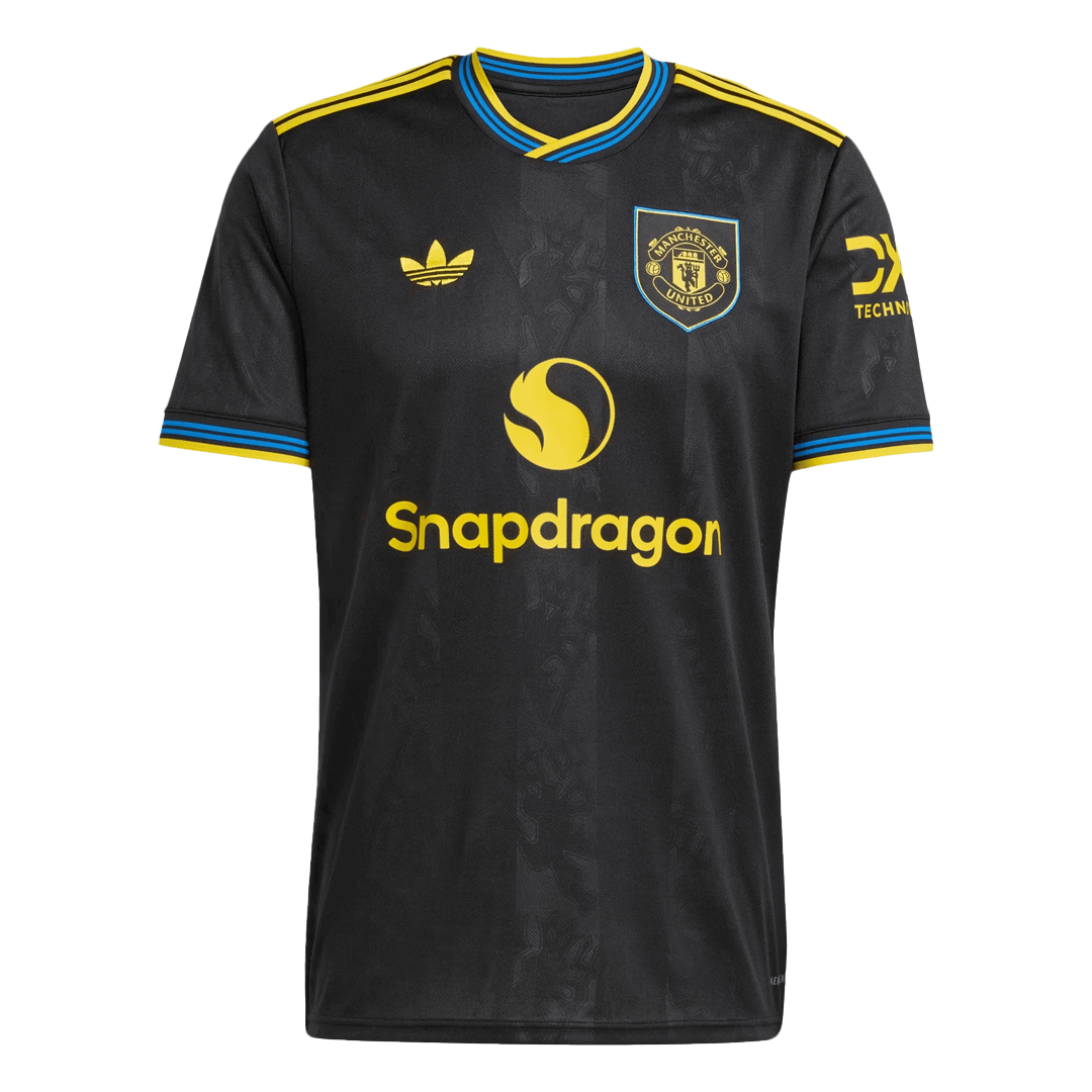 Manchester United Third Away Football Shirt 2025/26 Black