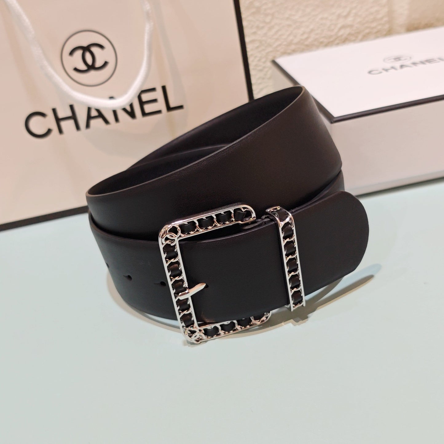 CC Belt 5.0 Prong Buckle Dark Brown Leather 200092