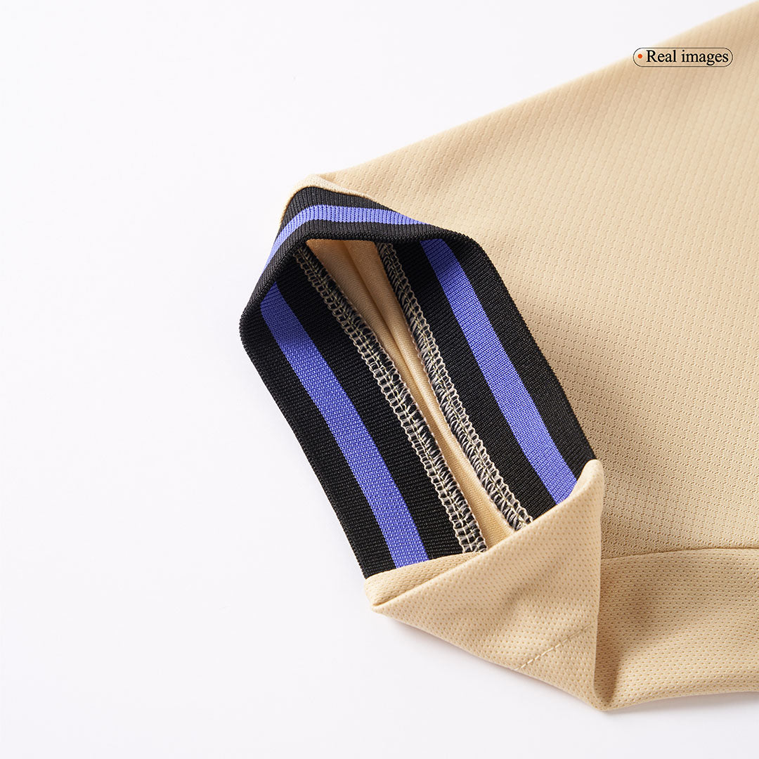 Barcelona Away Football Shirt Kit(Jersey+Shorts) 2025/26 Yellow&Black