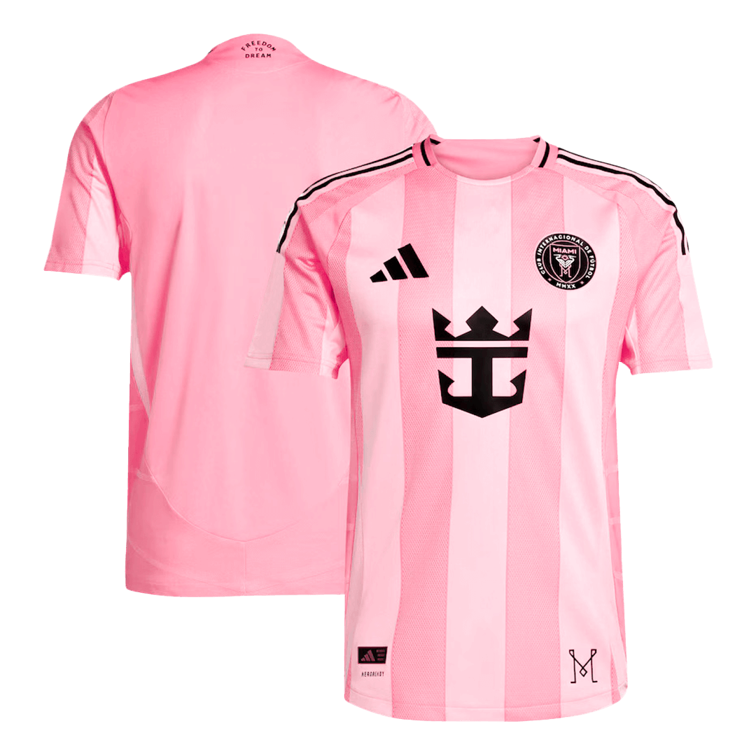 Player Version Inter Miami CF Home Football Shirt 2025 Pink