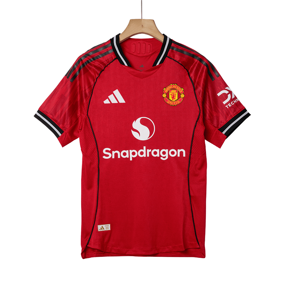 ŠEŠKO #30 Player Version Manchester United Home Football Shirt 2025/26 Red