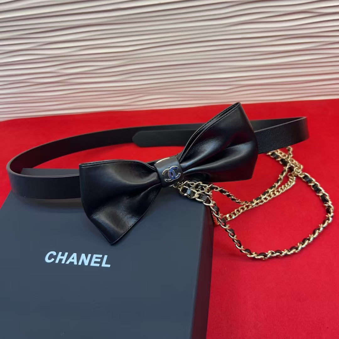 CC FW 2025/26 Pre-Collection Belt Black Leather 194775