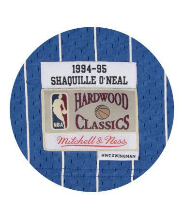 Men's Shaquille O'Neal Orlando Magic 1994-95 Blue Swingman Replica Jersey By Mitchell & Ness