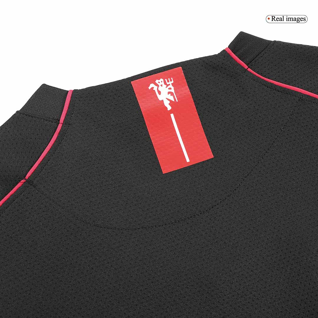 Retro SCHOLES #18 2007/08 Manchester United Away Long Sleeve Football Shirt