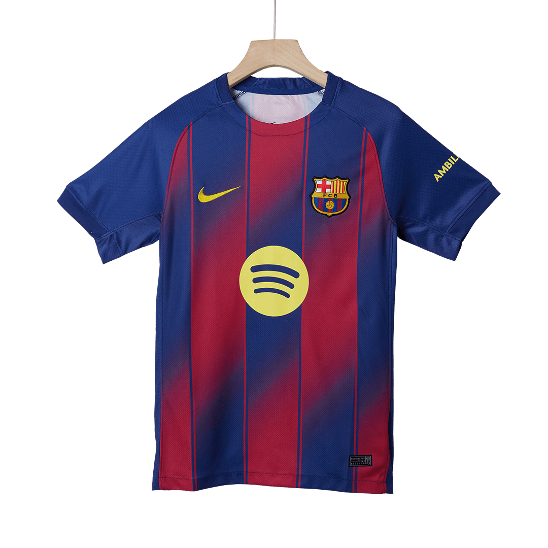 ROONY #19 Barcelona Home Football Shirt 2025/26 Red&Blue - UCL