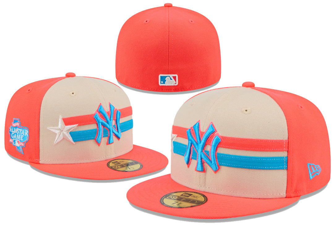 Men's New York Yankees New Era Cream 2024 MLB All-Star Game 59FIFTY Fitted Hat