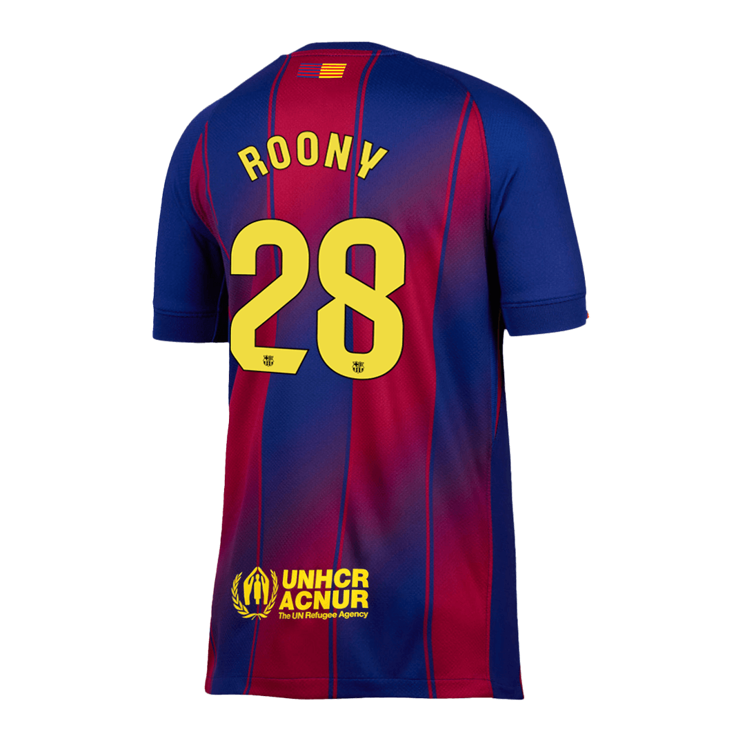 ROONY #28 Barcelona Home Football Shirt 2025/26