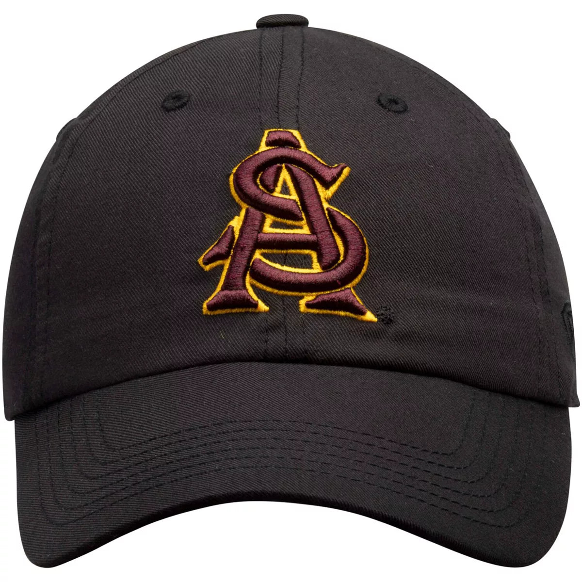 Men's Top of the World Arizona State Sun Devils Black Staple Adjustable Hat