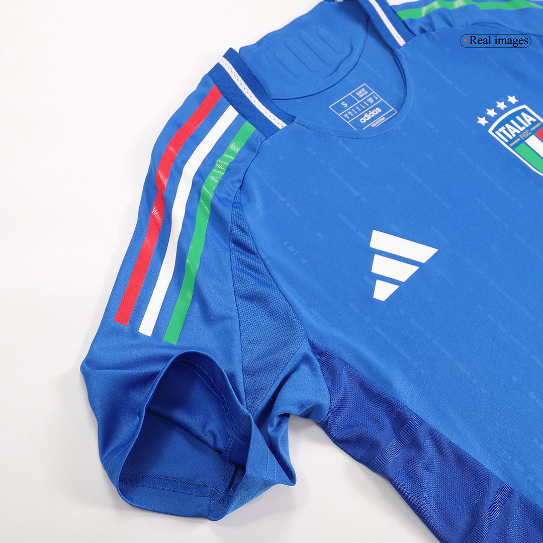 Player Version CHIESA #14 Italy Home Football Shirt Euro 2024