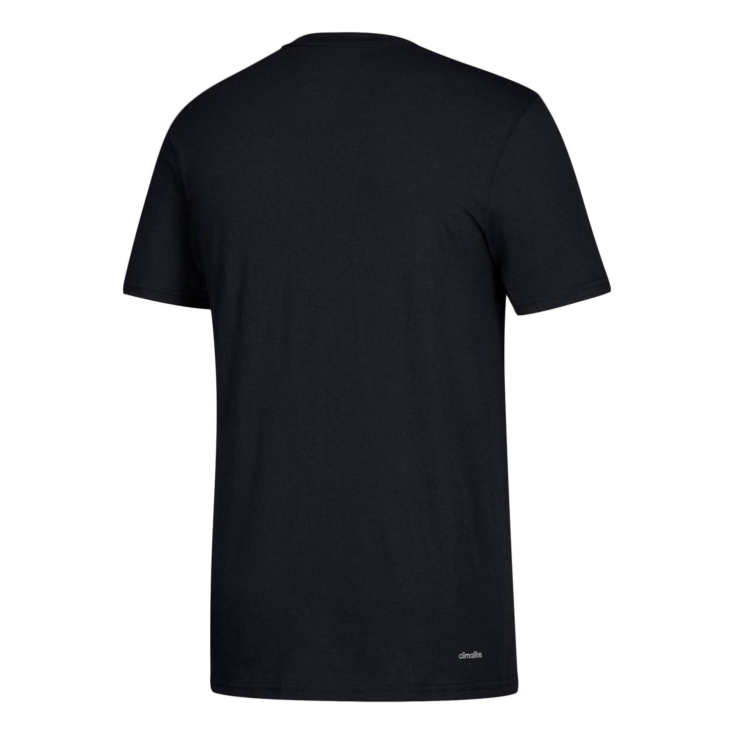 Mens Chicago Blackhawks Centered Performance Adidas Black Tee