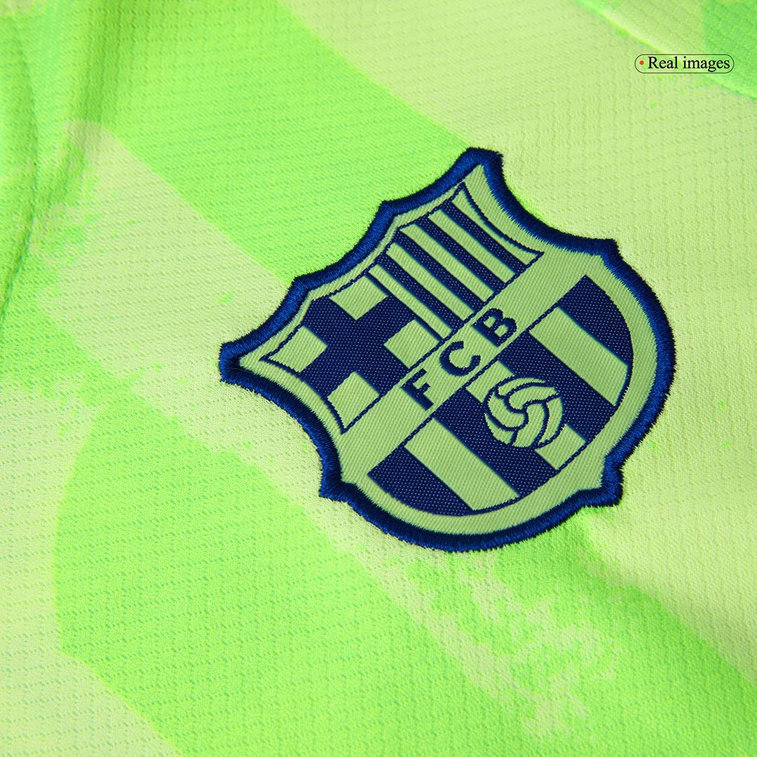 Kids Barcelona Custom Third Away Football Kits 2024/25
