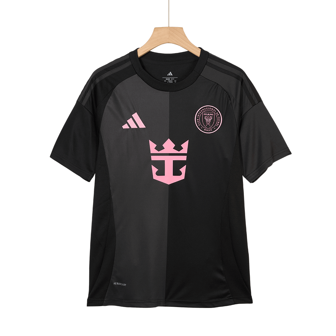 Inter Miami Away Football Shirt Kit(Jersey+Shorts) 2025 Black&Gray