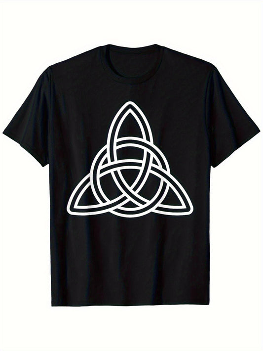 Men's 100% Cotton 180gsm Vintage T-Shirt - Loose Fit Retro Short Sleeve Round Neck Casual Tee, Medium Stretch Opaque Fabric, Machine Washable Black Shirt for Year-Round Comfortable Casual Attire