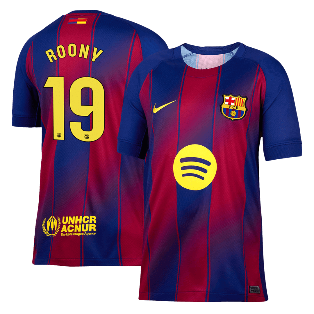 ROONY #19 Barcelona Home Football Shirt 2025/26