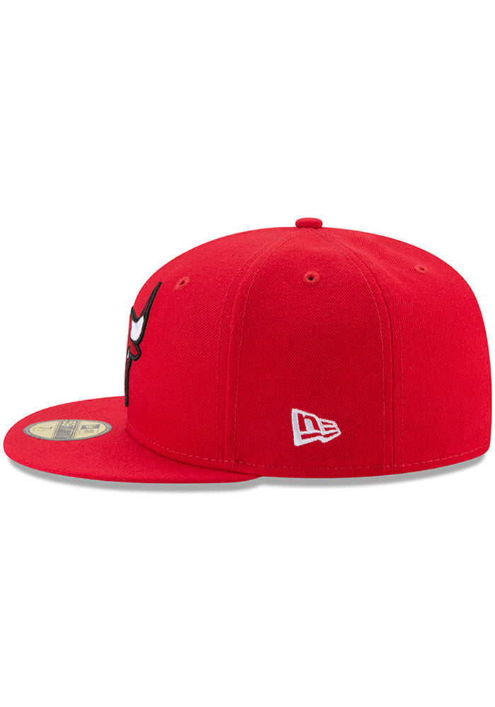 Men's NBA Chicago Bulls Red 59Fifty Fitted Hat
