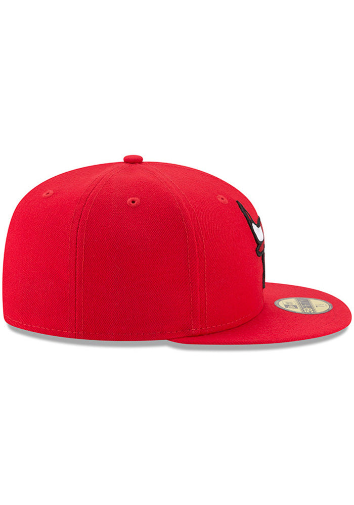 Men's NBA Chicago Bulls Red 59Fifty Fitted Hat