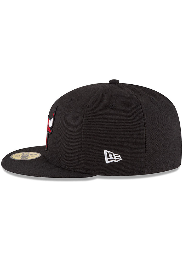 Men's NBA Chicago Bulls Black Alternate 59Fifty Fitted Hat