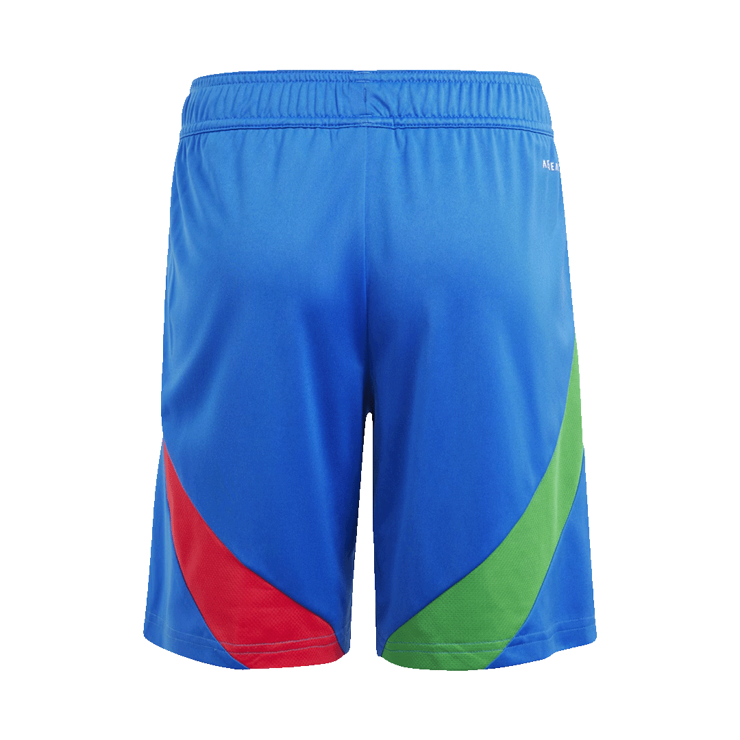 Italy Away Football Shirt Kit(Jersey+Shorts) Euro 2024