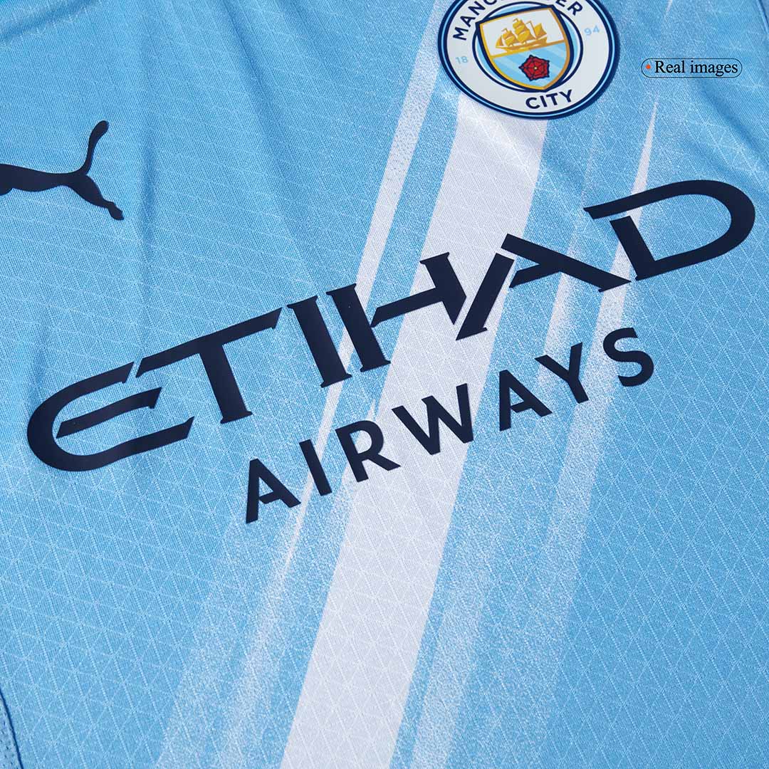 Player Version RODRIGO #16 Manchester City Home Football Shirt 2025/26 Blue - Club World Cup