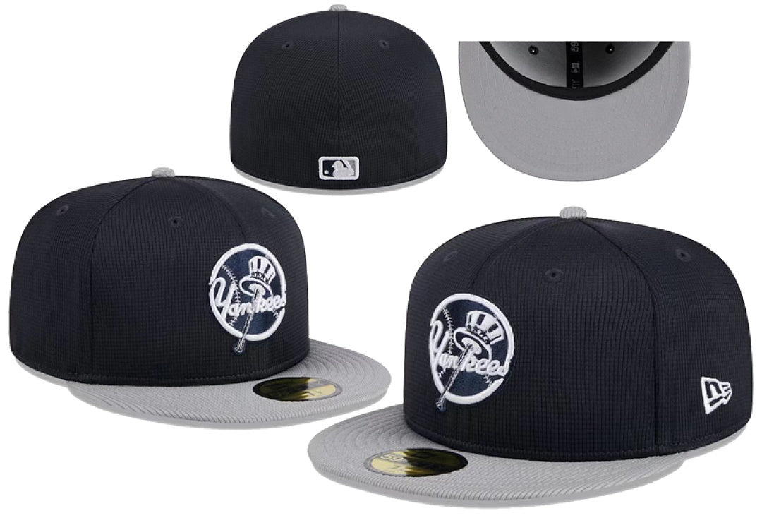 Men's Navy New York Yankees 2024 Batting Practice 59FIFTY Fitted Hat