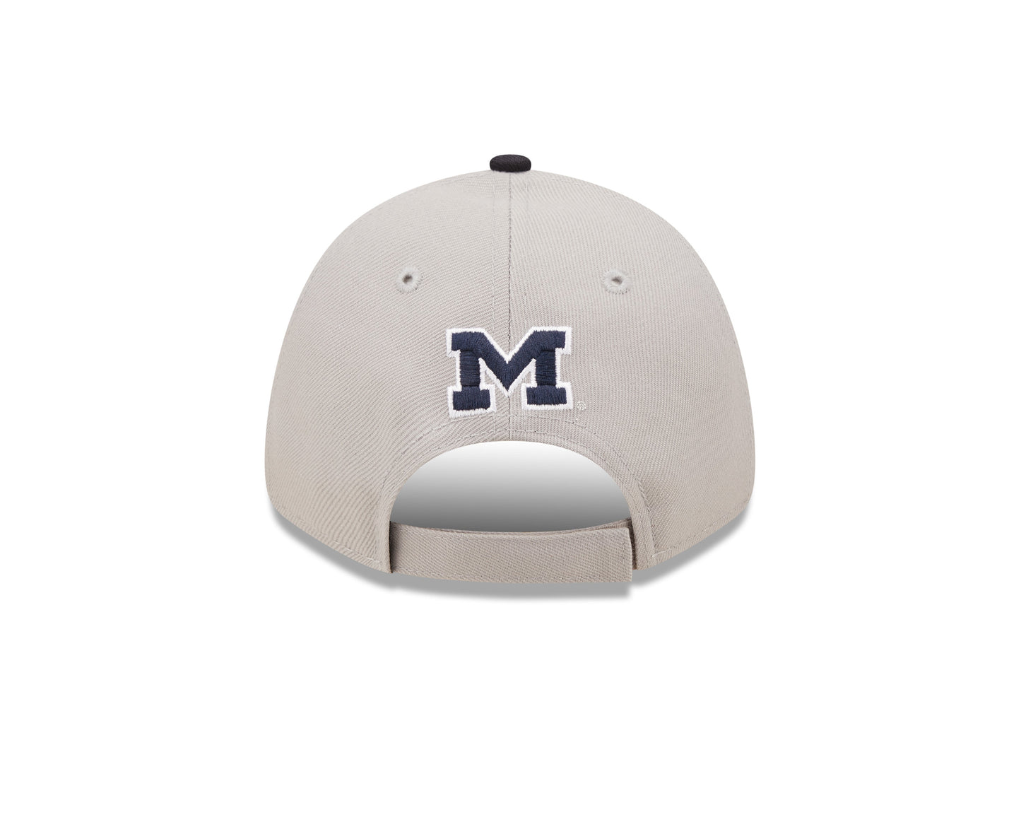 Michigan Wolverines Tide 2 Tone Gray/Navy NCAA New Era The League 9Forty Adjustable Hat
