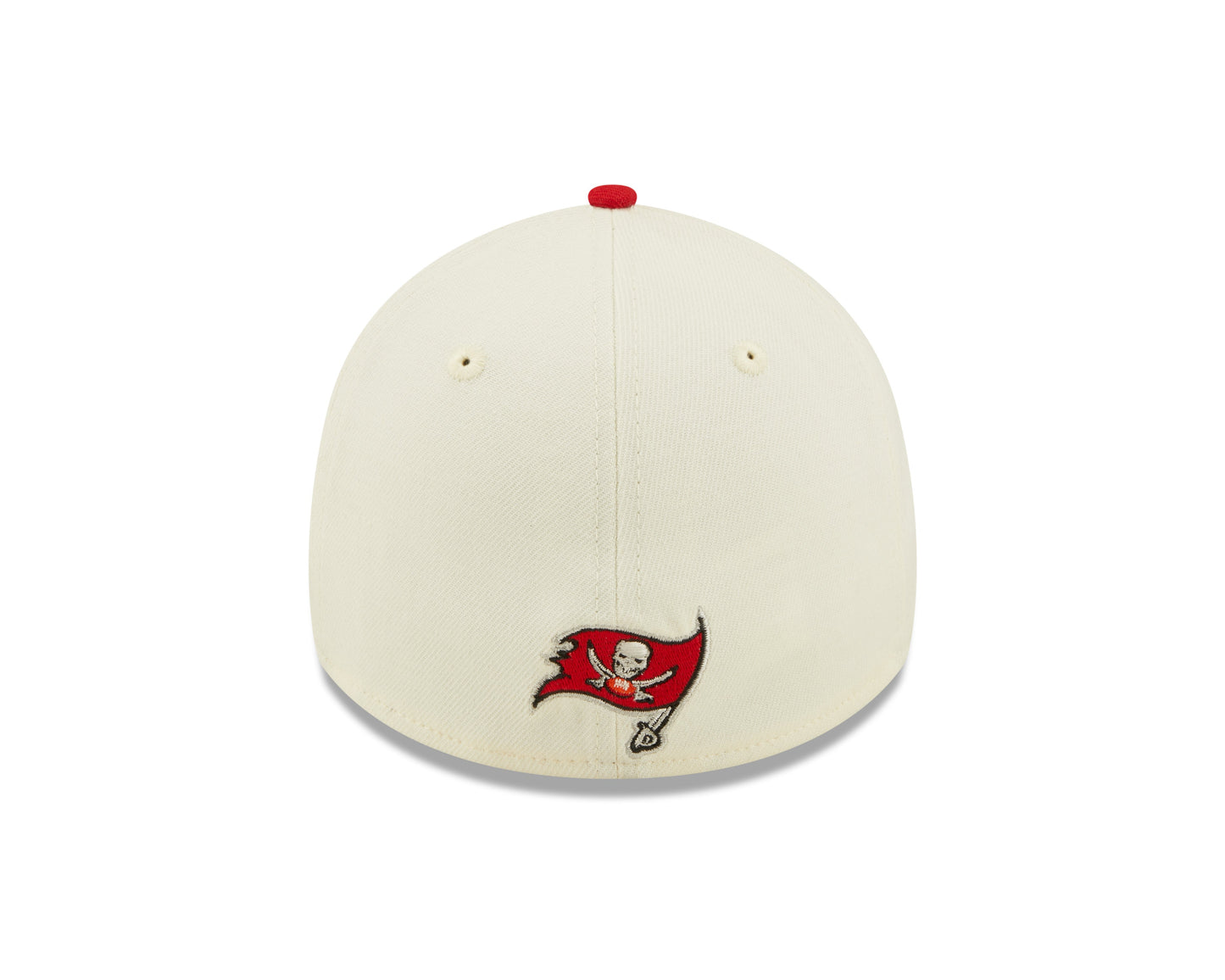 Men's Tampa Bay Buccaneers New Era Cream/Red 2022 Sideline 39THIRTY Flex Hat