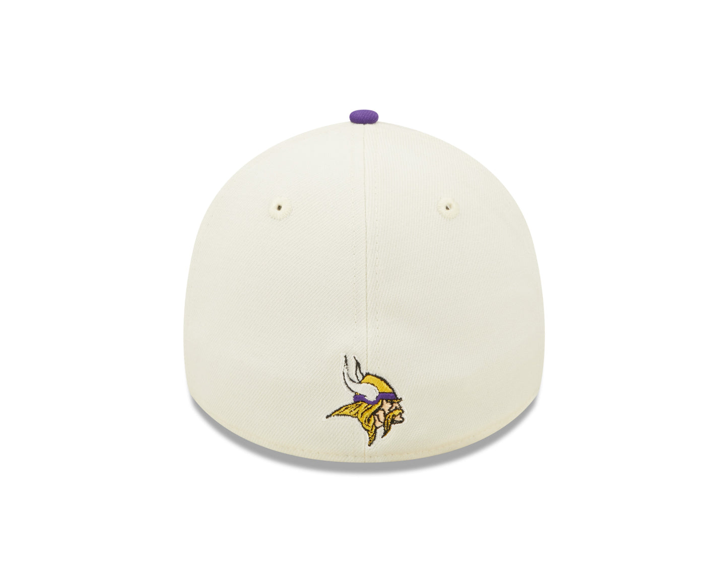 Men's Minnesota Vikings New Era Cream/Purple 2022 Sideline 39THIRTY Flex Hat