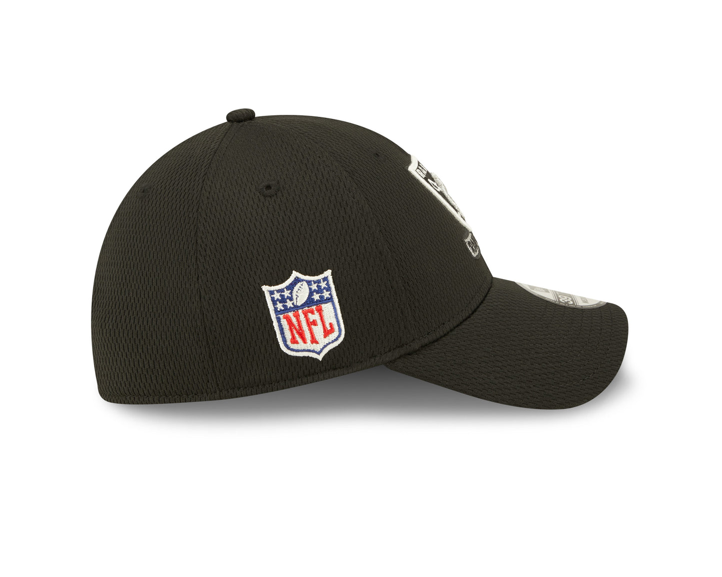 Men's Las Vegas Raiders New Era Black 2022 Sideline Coaches 39THIRTY Flex Hat
