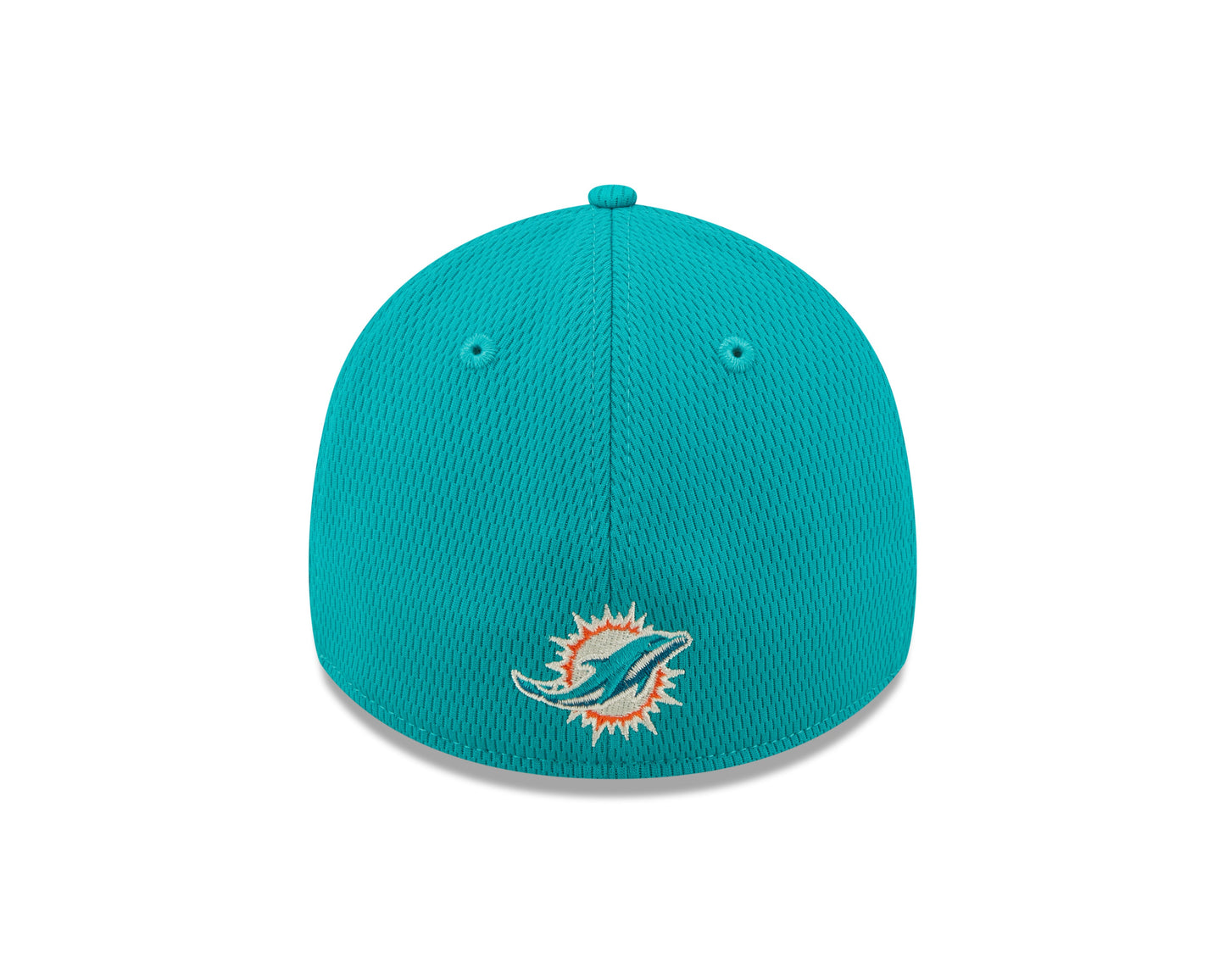 Men's Miami Dolphins New Era Aqua 2022 Sideline Coaches 39THIRTY Flex Hat
