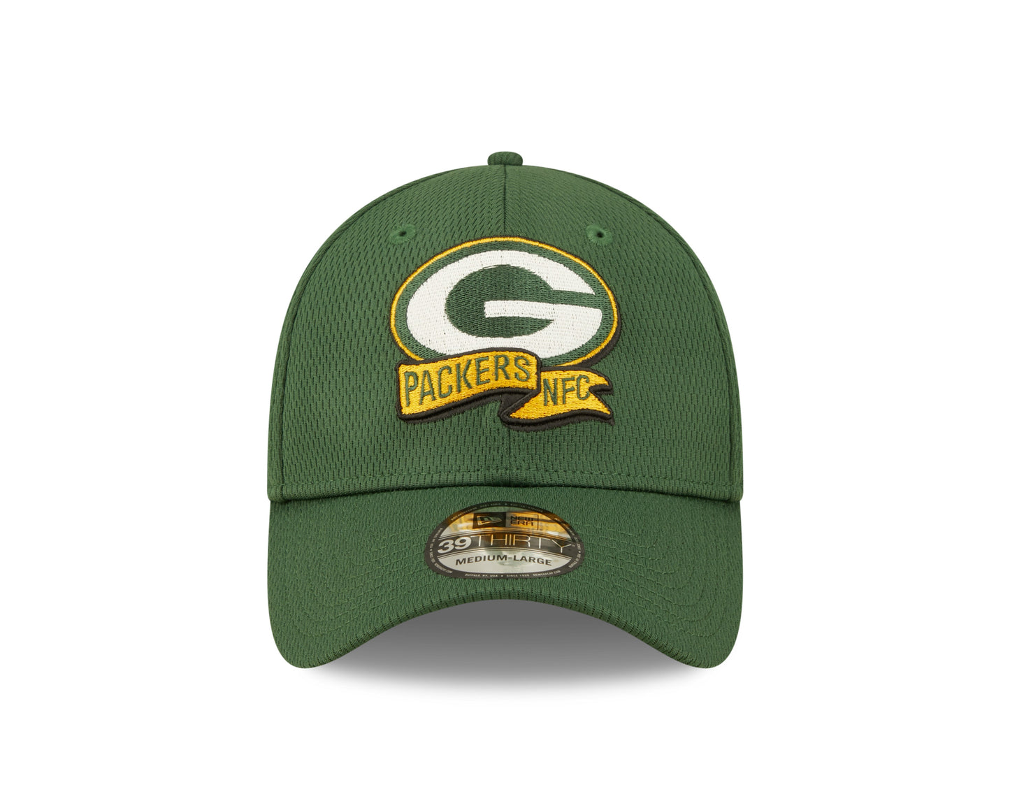Men's Green Bay Packers New Era Green 2022 Sideline Coaches 39THIRTY Flex Hat