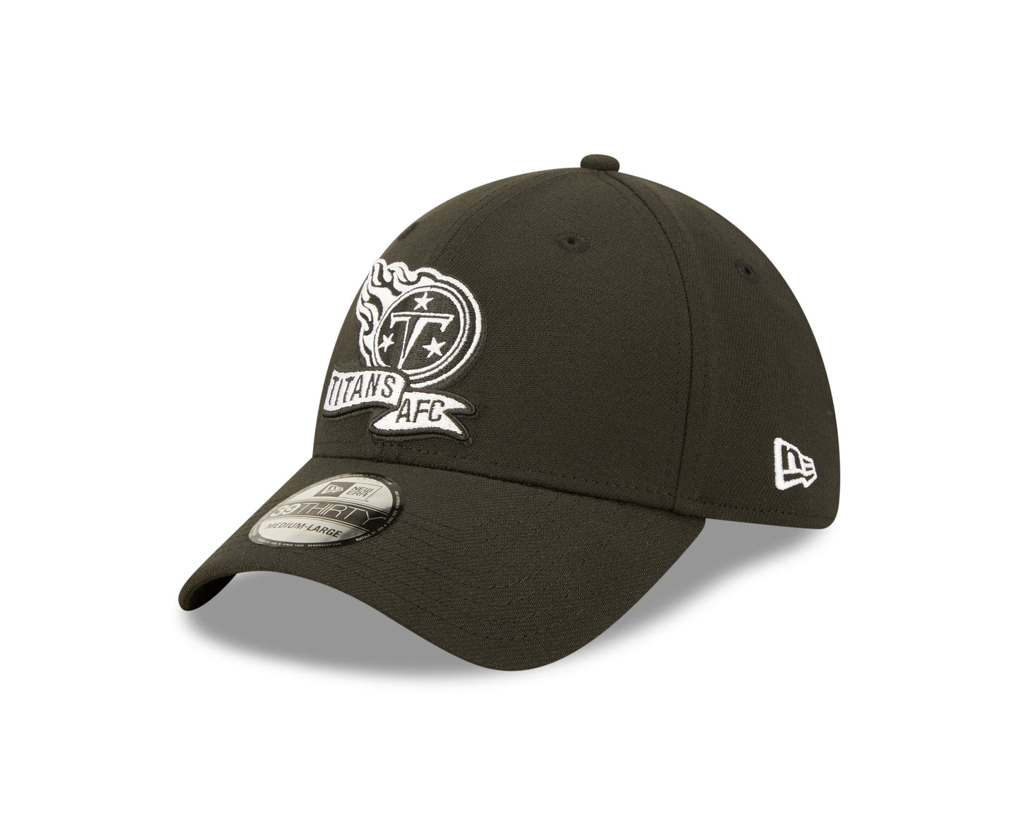 Men's Tennessee Titans New Era Black 2022 Sideline 39THIRTY Flex Hat