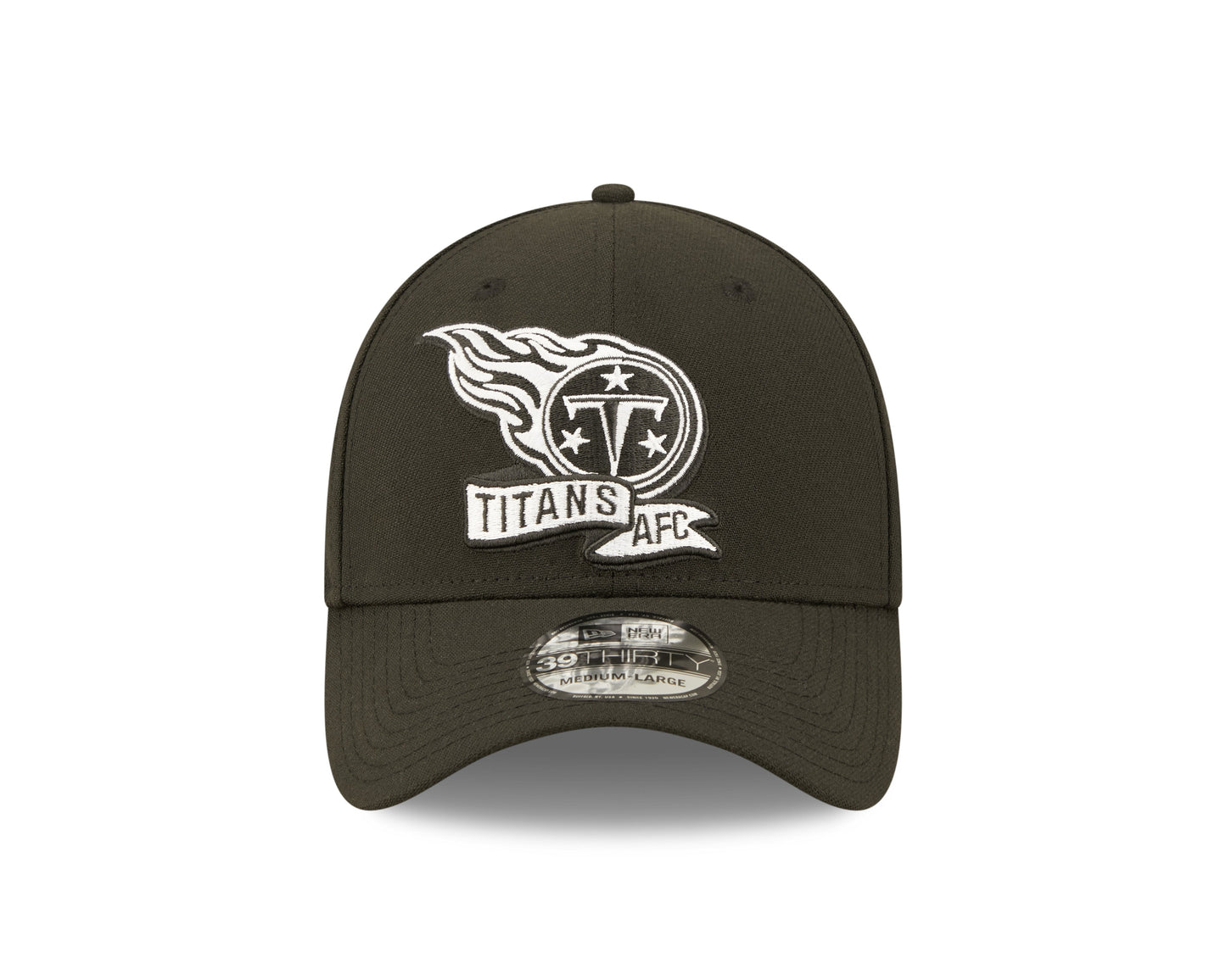 Men's Tennessee Titans New Era Black 2022 Sideline 39THIRTY Flex Hat