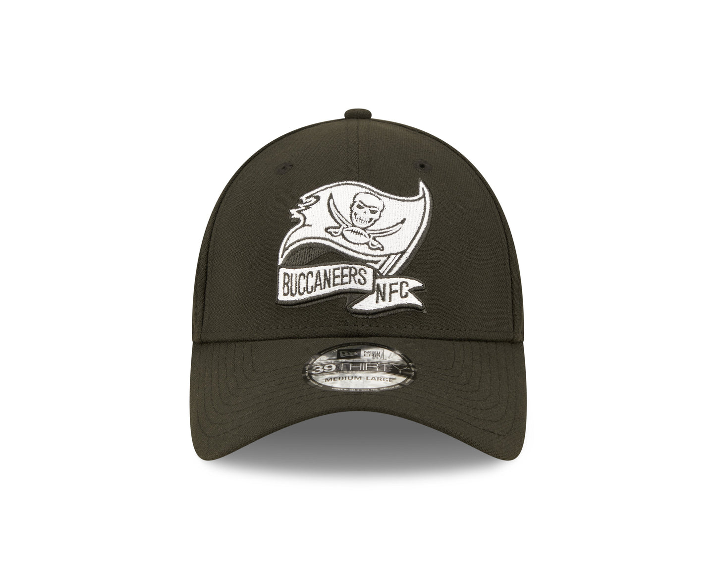 Men's Tampa Bay Buccaneers New Era Black 2022 Sideline 39THIRTY Flex Hat