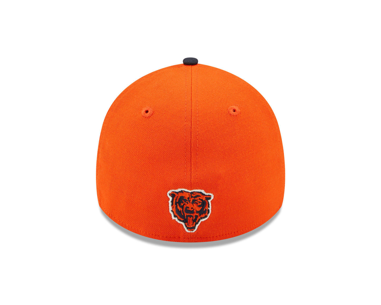 Men's Chicago Bears Mascot Logo New Era Orange/Navy 2022 Sideline 39THIRTY Flex Hat