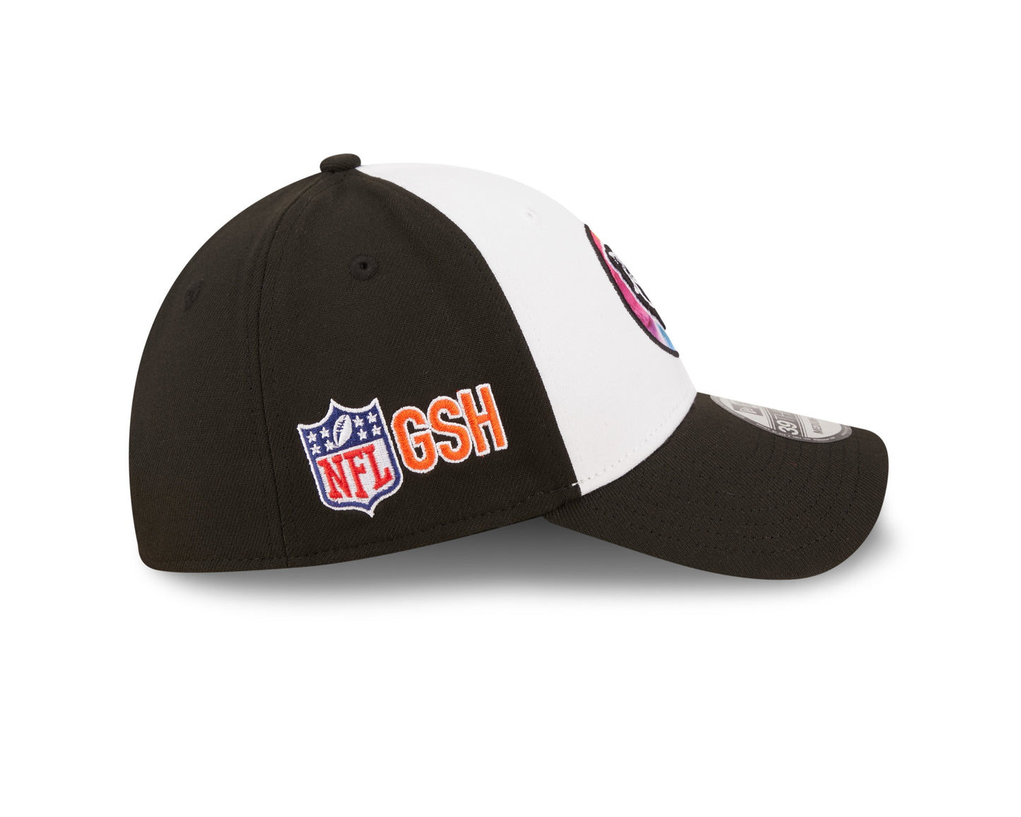Men's Chicago Bears New Era Crucial Catch 2022 NFL Coaches Sideline Mascot Logo White/Black 39THIRTY Flex Hat