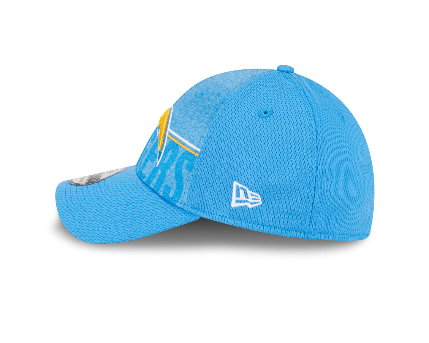 Men's Los Angeles Chargers New Era NFL 2023 Training Camp Blue Primary Logo 39THIRTY Flex Fit Hat