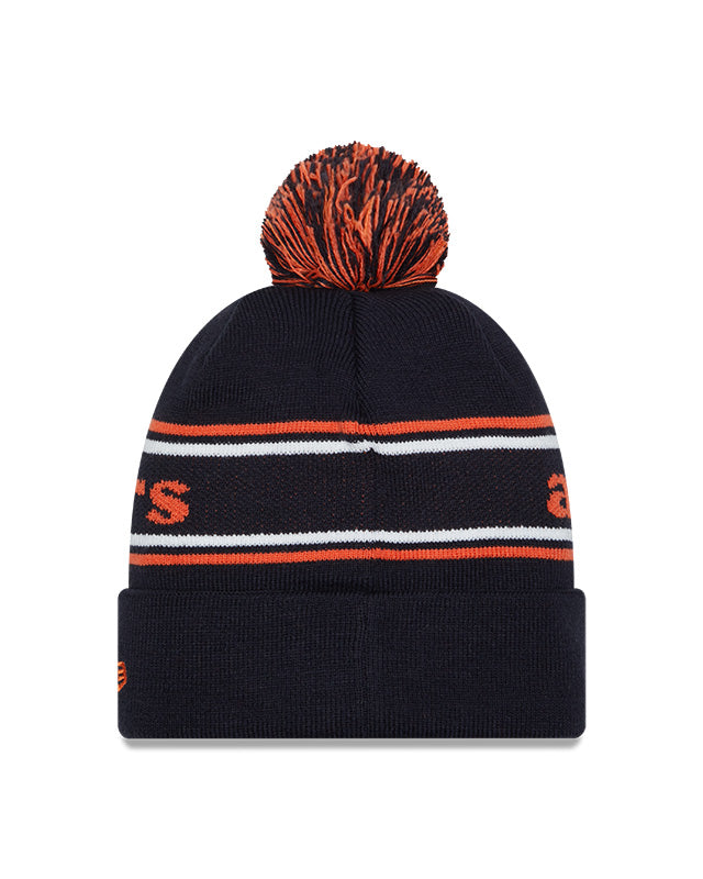 Auburn Tigers Navy New Era Marquee Cuffed Knit Hat with Pom