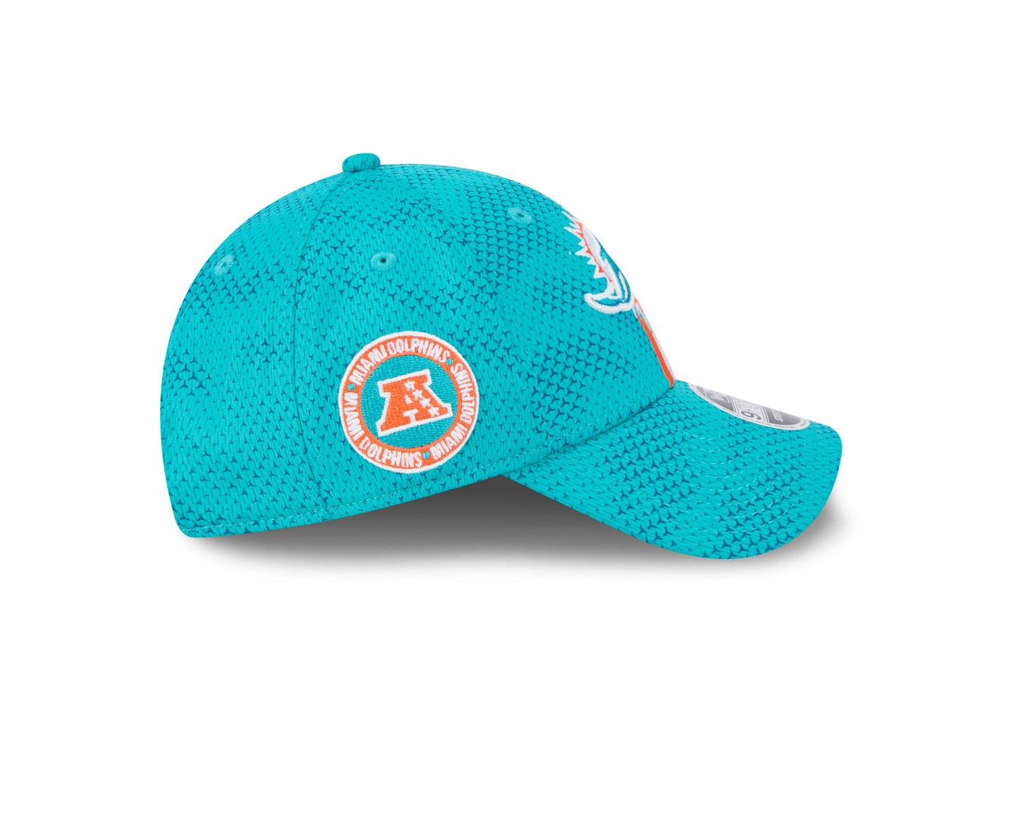 Men's Miami Dolphins New Era 2024 Sideline Black 9FORTY Adjustable Hat
