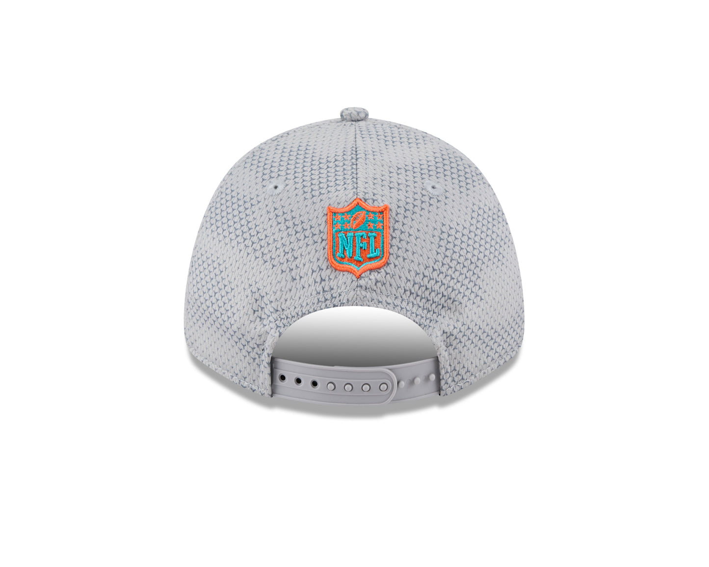 Men's Miami Dolphins New Era 2024 Sideline Graphite 9FORTY Adjustable Hat