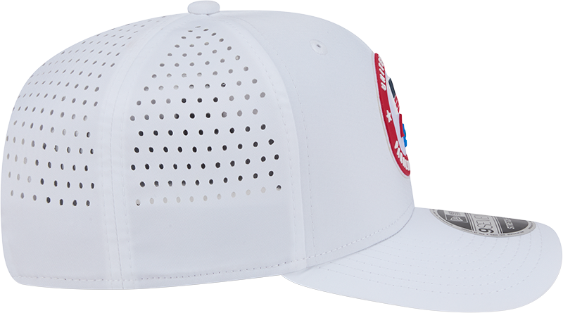 Team USA Paralympics White Performance New Era 9SEVENTY Stretch Snap Adjustable Hat