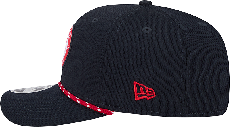 Team USA Olympics Navy Rope New Era 9SEVENTY Stretch Snap Adjustable Hat