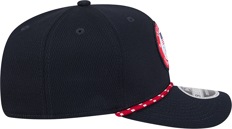 Team USA Olympics Navy Rope New Era 9SEVENTY Stretch Snap Adjustable Hat