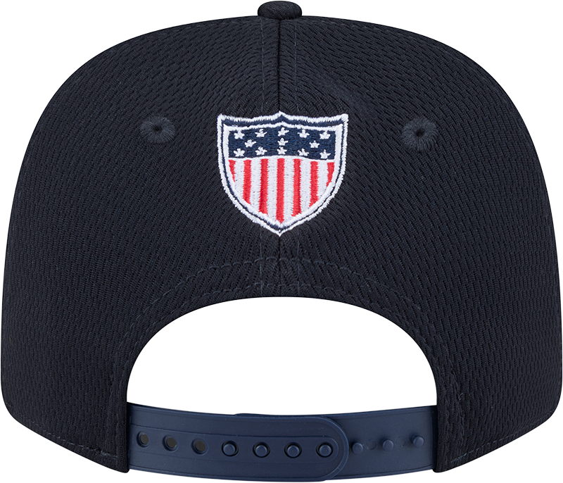Team USA Olympics Navy Rope New Era 9SEVENTY Stretch Snap Adjustable Hat