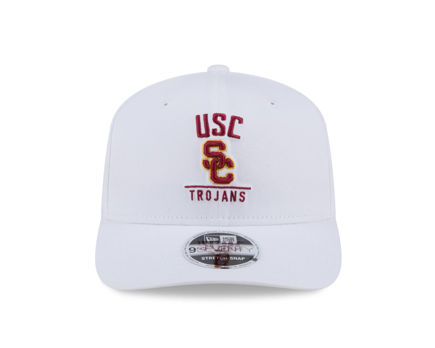 USC Trojans New Era Team White 9SEVENTY Adjustable Hat