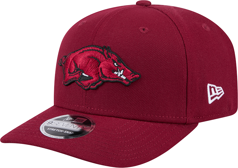 Arkansas Razorbacks New Era Team Crimson 9SEVENTY Adjustable Hat