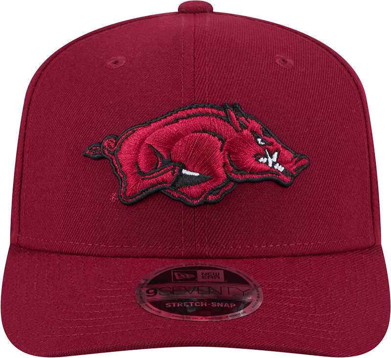 Arkansas Razorbacks New Era Team Crimson 9SEVENTY Adjustable Hat
