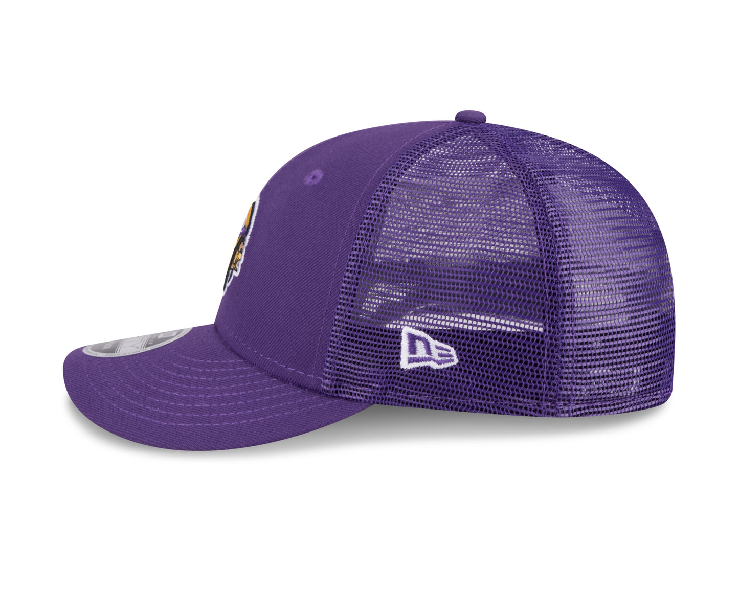 Men's Minnesota Vikings New Era Purple Low Profile Trucker 9FIFTY Adjustable Hat