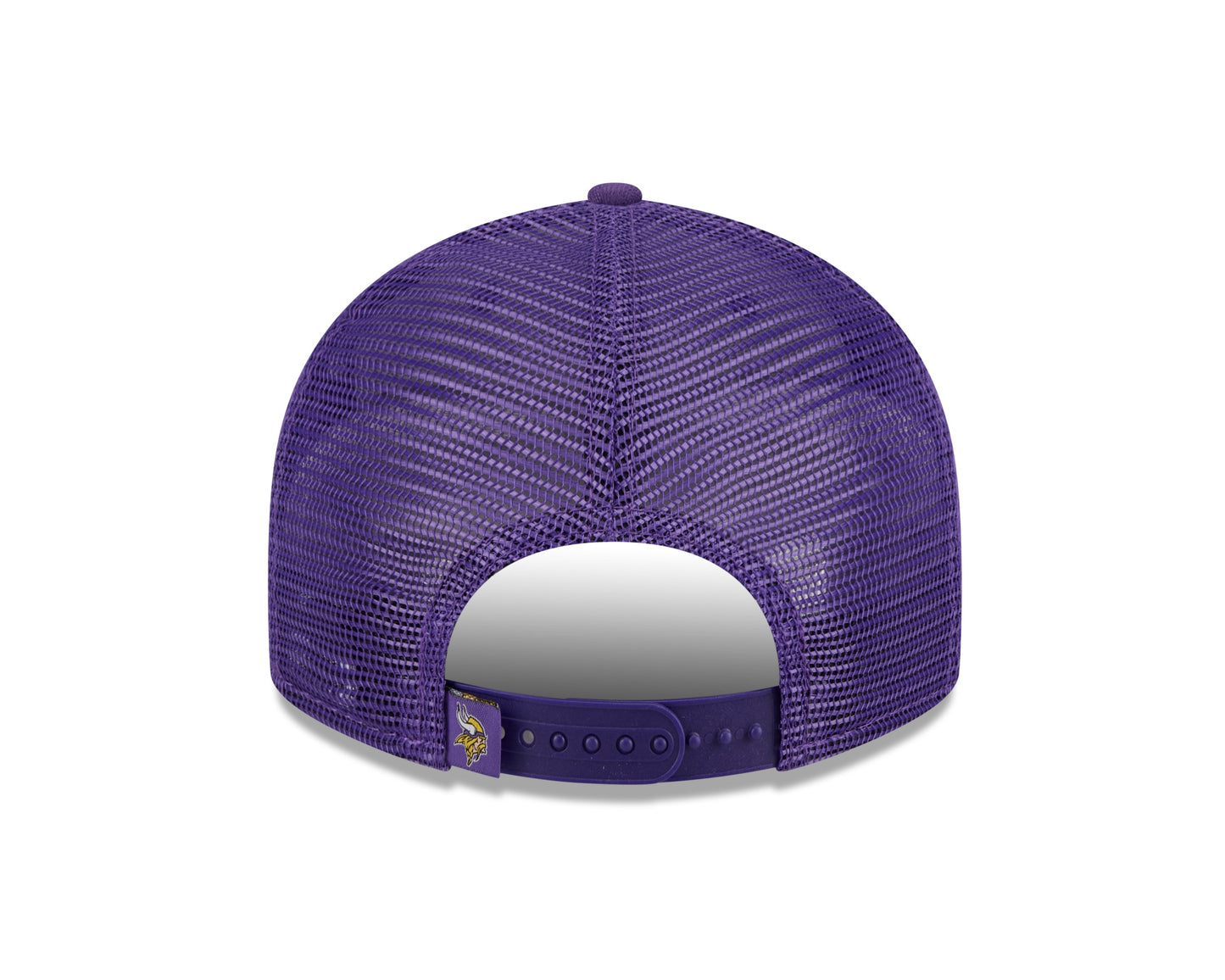 Men's Minnesota Vikings New Era Purple Low Profile Trucker 9FIFTY Adjustable Hat