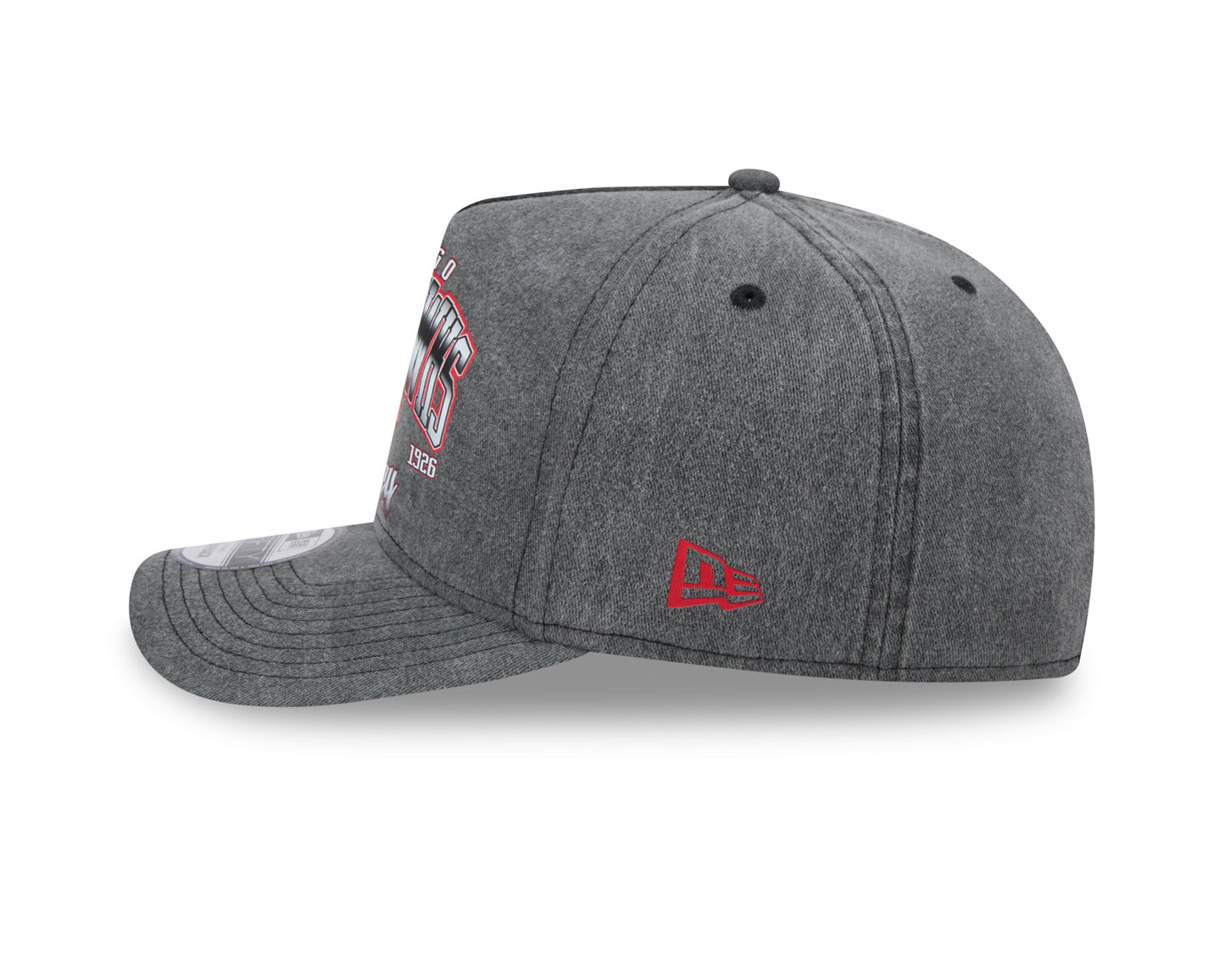 Chicago Blackhawks New Era Gray Washed 9FIFTY A-Frame Snapback Hat